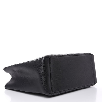 Chanel Caviar Quilted Grand Shopping Tote GST Black 4 of 11