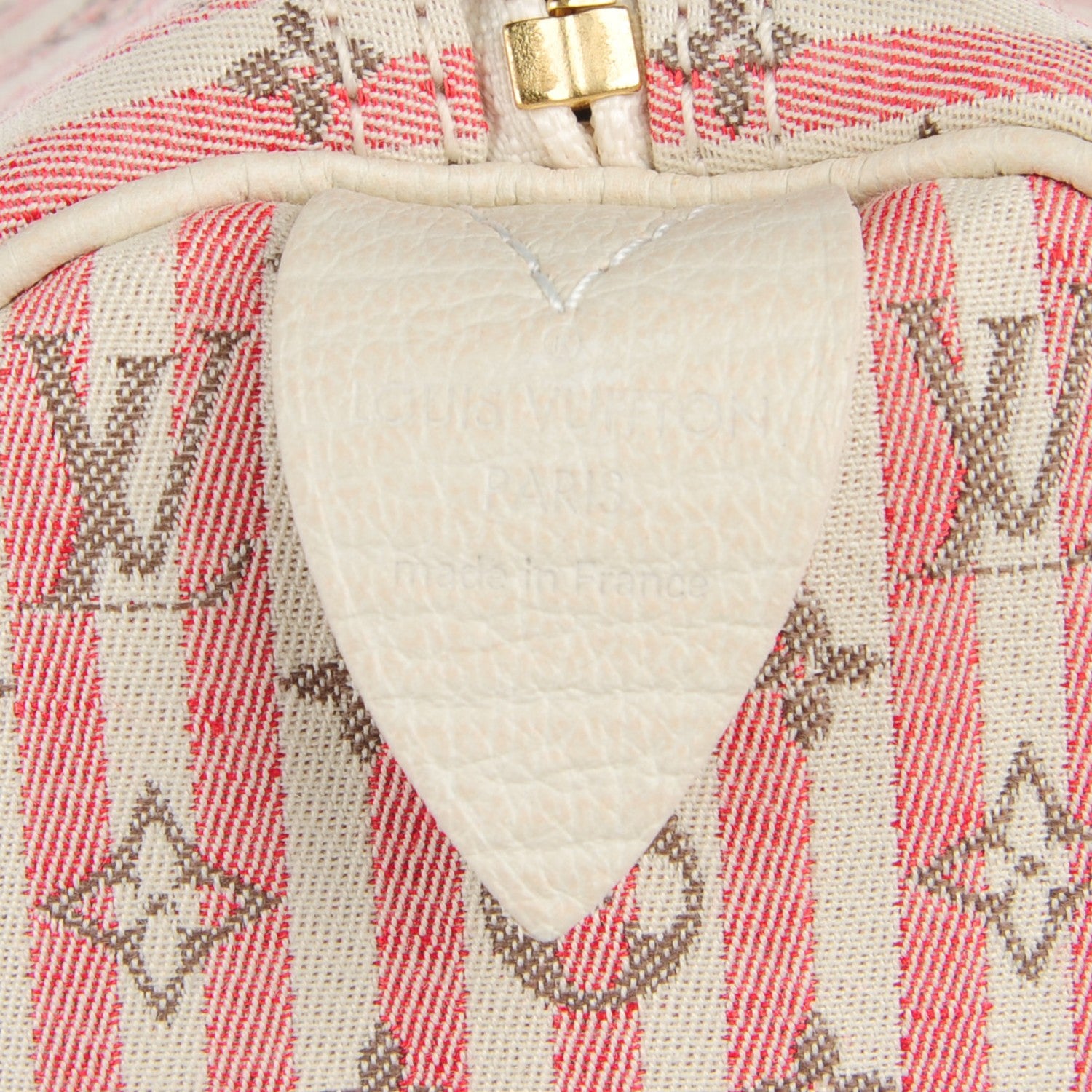 Louis Vuitton Mini Lin Croisette Speedy 30 Rouge 6 of 7