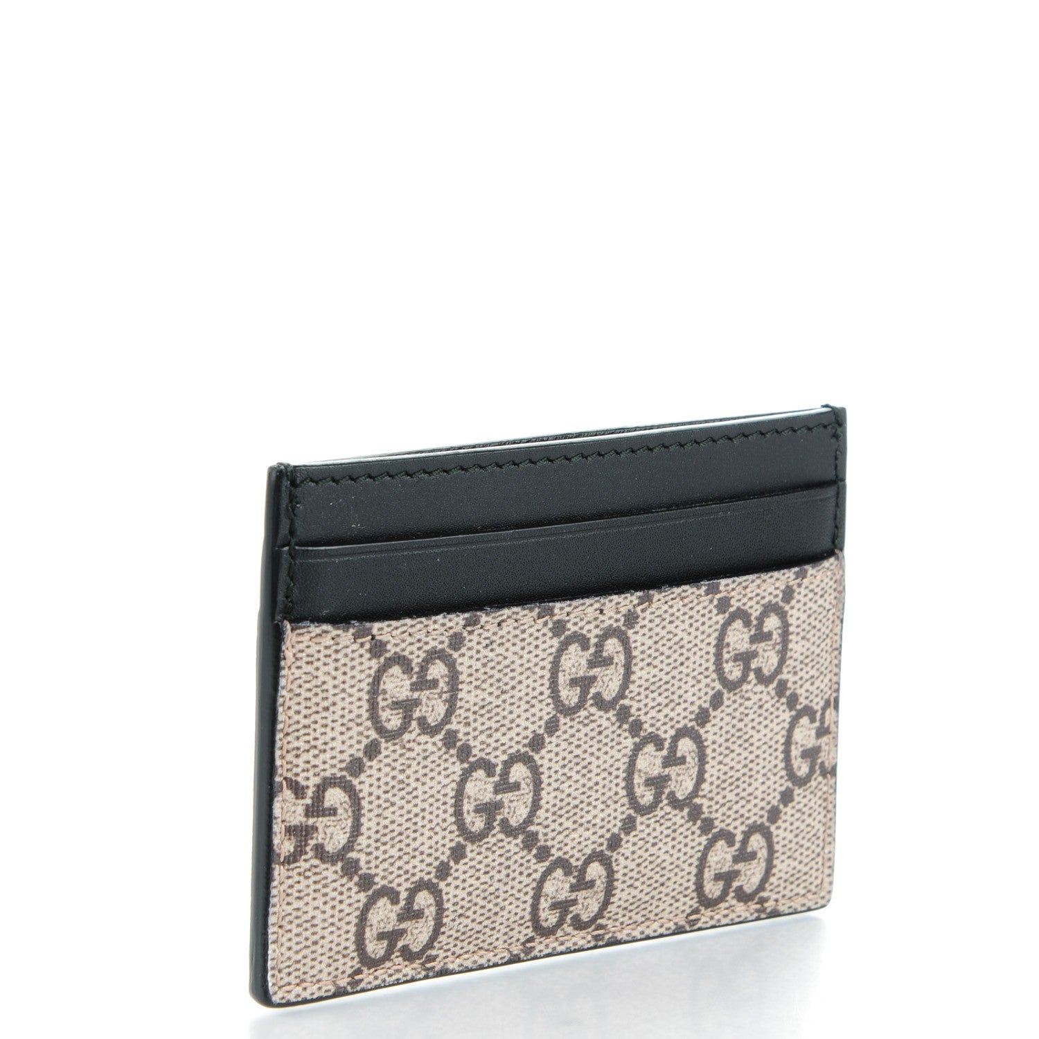 Gucci GG Supreme Monogram Tiger Print Card Holder Black 3 of 6