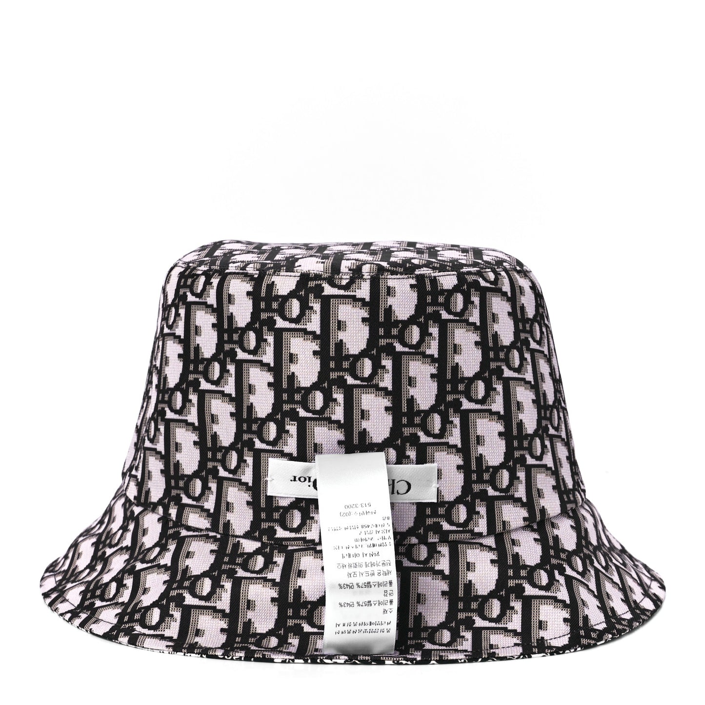 Oblique Plan De Paris Reversible Teddy-D Brim Bucket Hat 58 Black White
