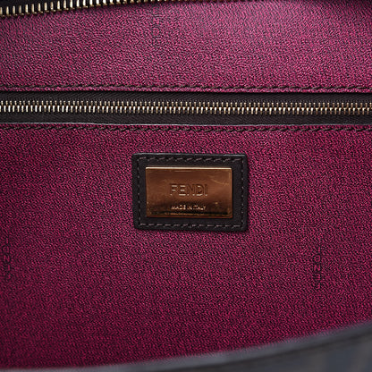 Fendi Zucca Spalmati Medium Roll Tote Tobacco Fuxia 6 of 11