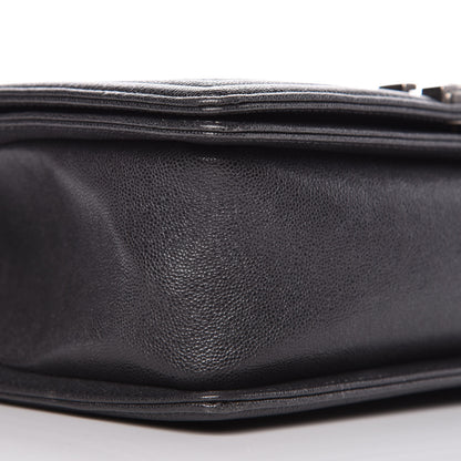 Chanel Caviar Quilted Medium Boy Flap Grey 9 of 10