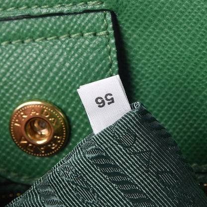 Prada Saffiano Front Pocket Tote Larice 8 of 8