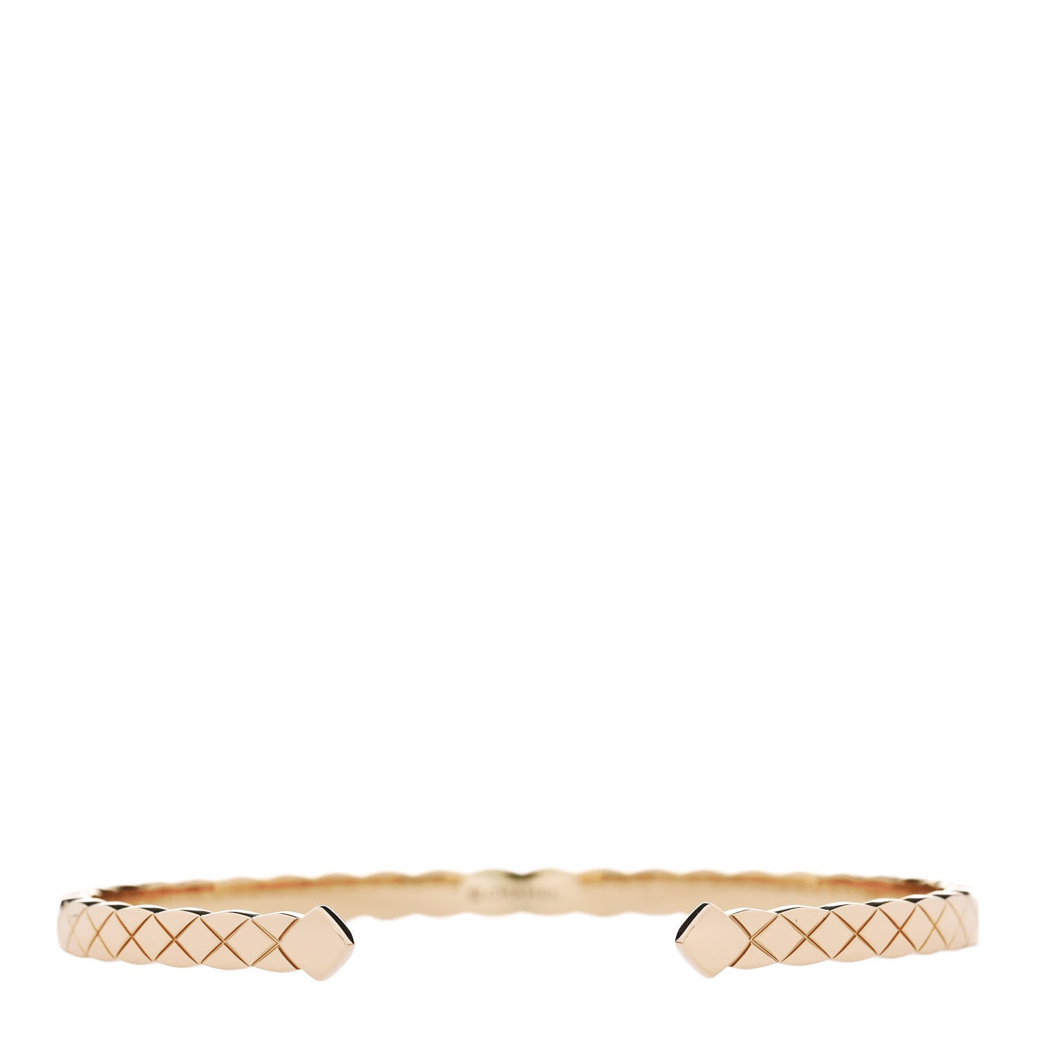 Chanel 18K Yellow Gold Coco Crush Cuff Bracelet L 1 of 5