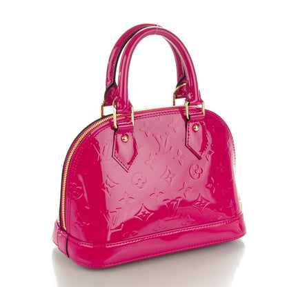 Louis Vuitton Vernis Alma BB Rose Indien 3 of 8