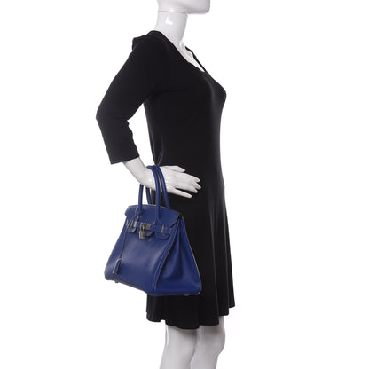 Hermes Epsom Birkin 30 Bleu Electrique 2 of 11