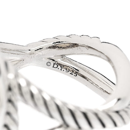 David Yurman Sterling Silver Citrine 11mm Infinity Ring 52 6 5 of 5