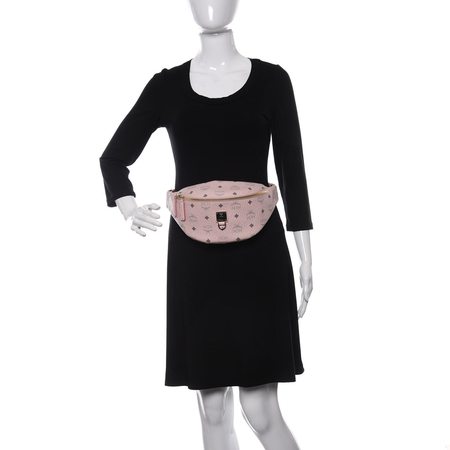 Visetos Small Fusten Belt Bag Powder Pink