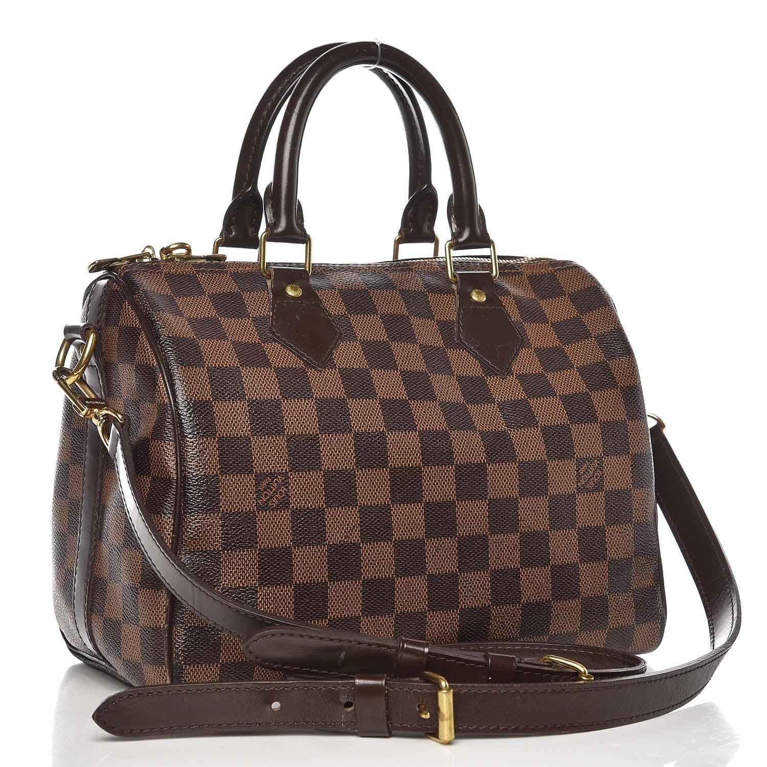 Louis Vuitton Damier Ebene Speedy Bandouliere 25 3 of 17
