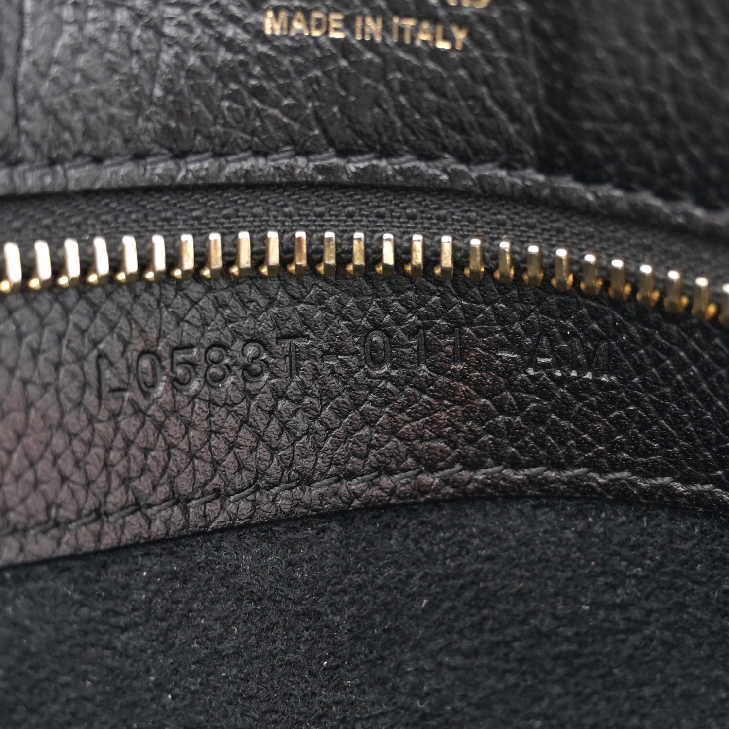 Tom Ford Pebbled Calfskin Medium Jennifer Zip Tote Black 7 of 12