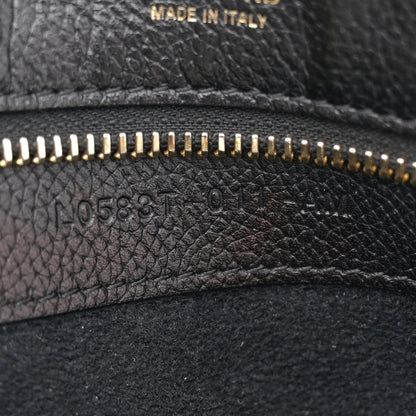 Tom Ford Pebbled Calfskin Medium Jennifer Zip Tote Black 7 of 12
