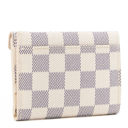 Louis Vuitton Damier Azur Compact Origami Wallet 2 of 7