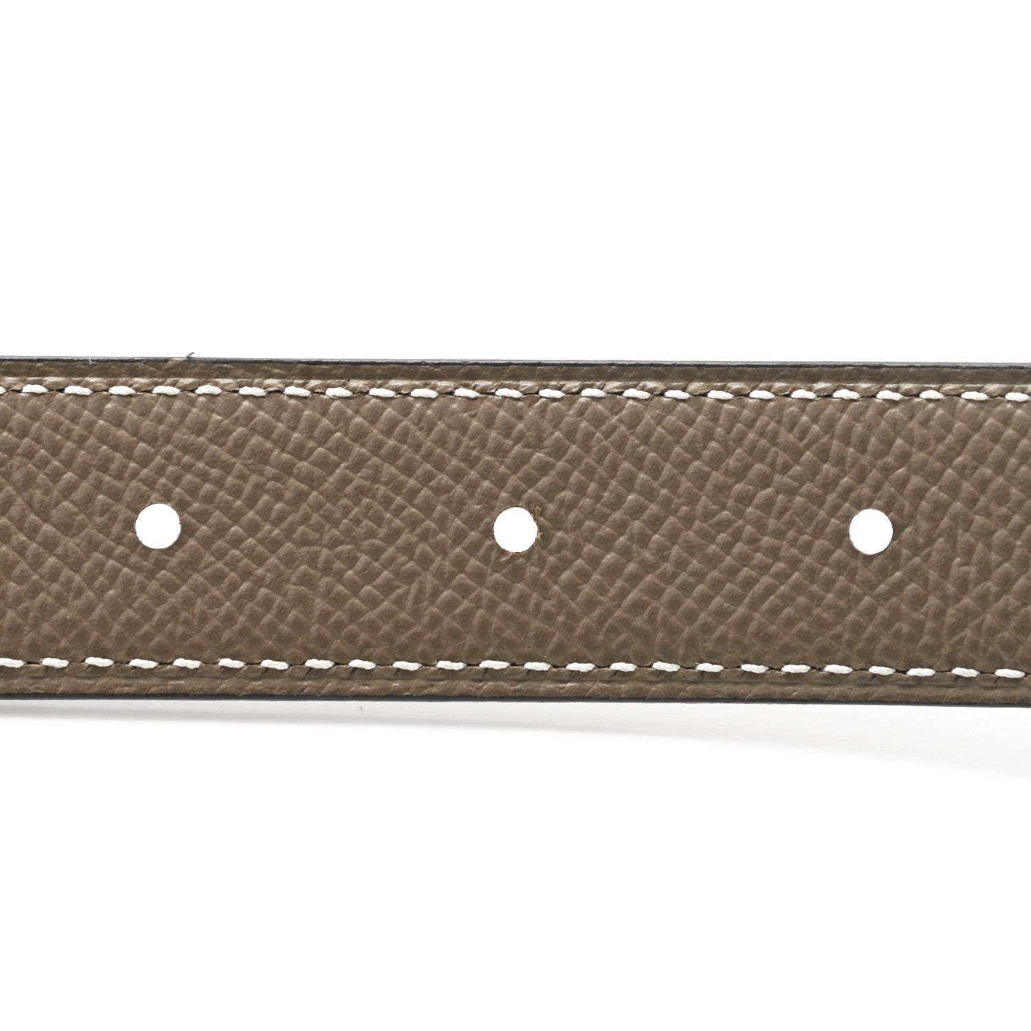 Hermes Swift Epsom 24mm Mini Constance H Belt 80 Black Etoupe 5 of 6