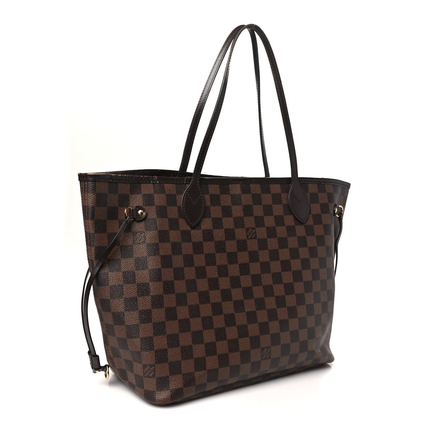 Louis Vuitton Damier Ebene Neo Neverfull MM Rose Ballerine 2 of 13