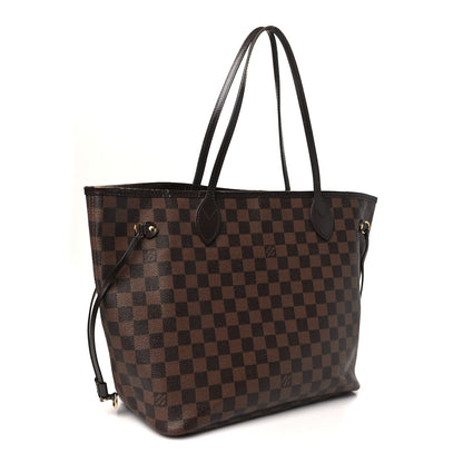 Louis Vuitton Damier Ebene Neo Neverfull MM Rose Ballerine 2 of 13