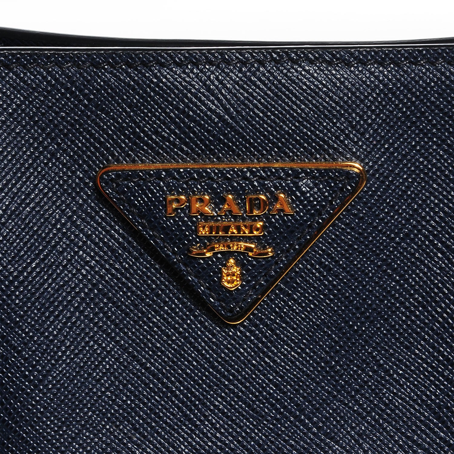 Prada Saffiano Lux Large Tote Baltico 6 of 10