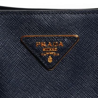 Prada Saffiano Lux Large Tote Baltico 6 of 10
