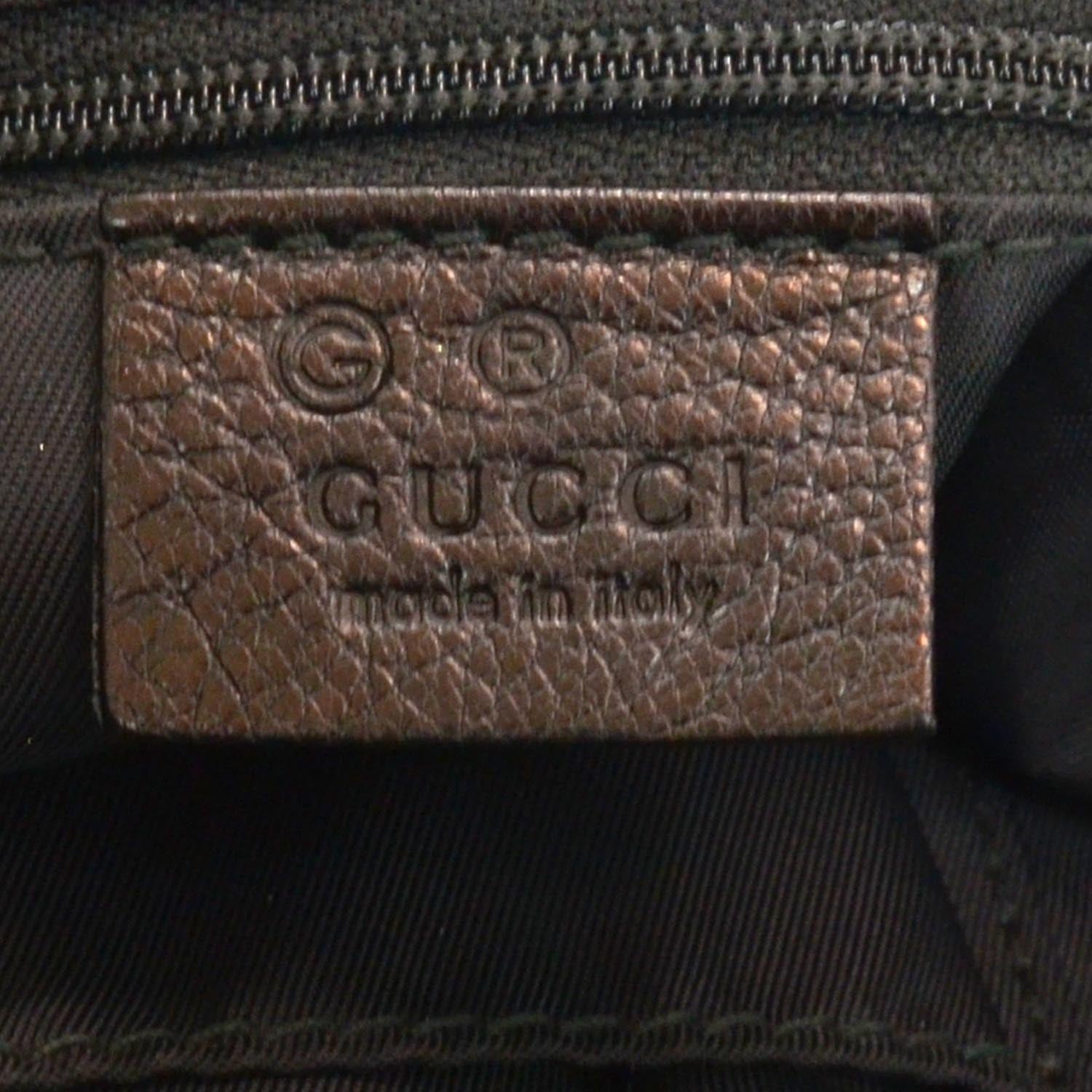 Gucci Guccissima Full Moon Tote Black 5 of 7