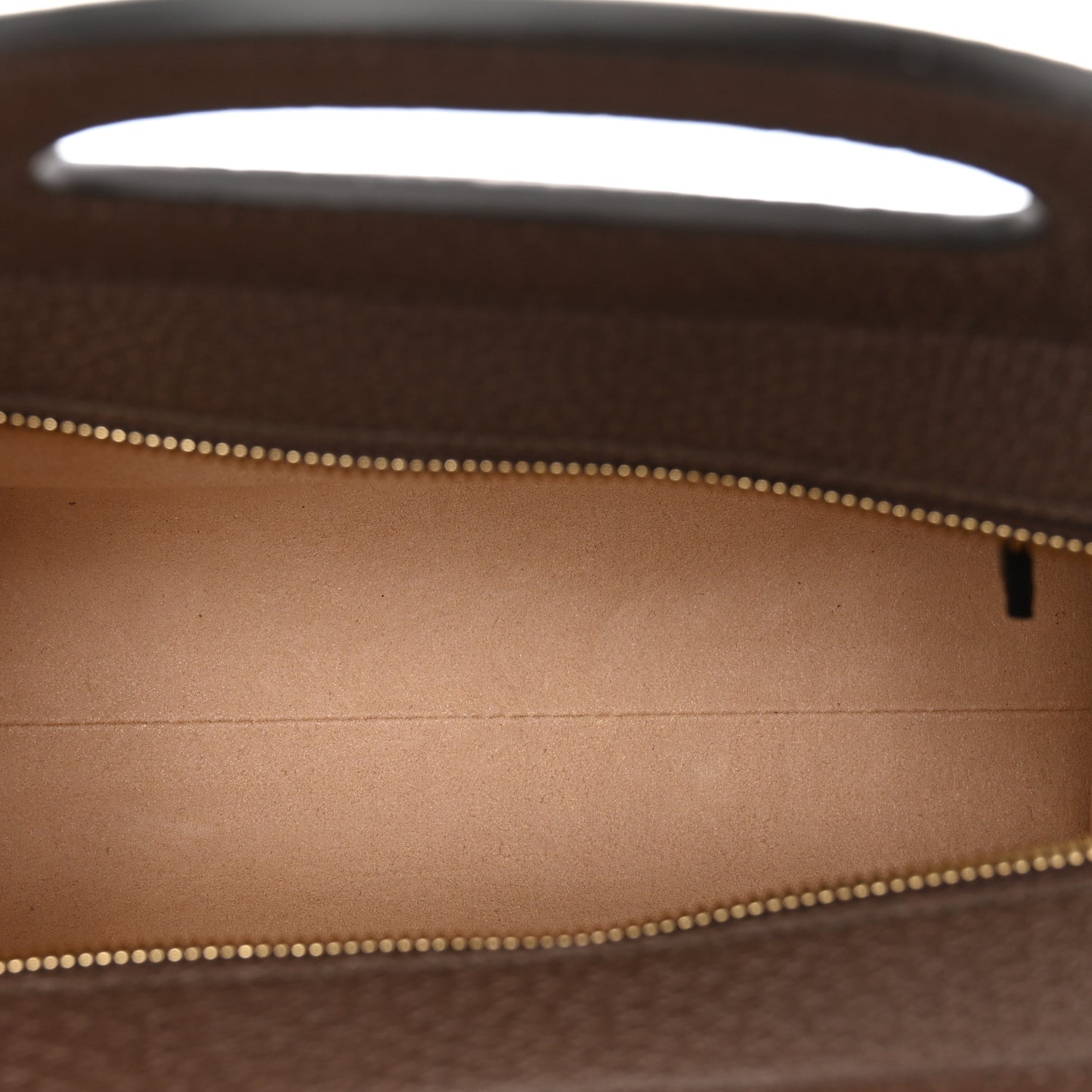 GG Supreme Monogram Textured Dollar Calfskin Web Small Ophidia Slip Handle Tote Beige Ebony New Acero
