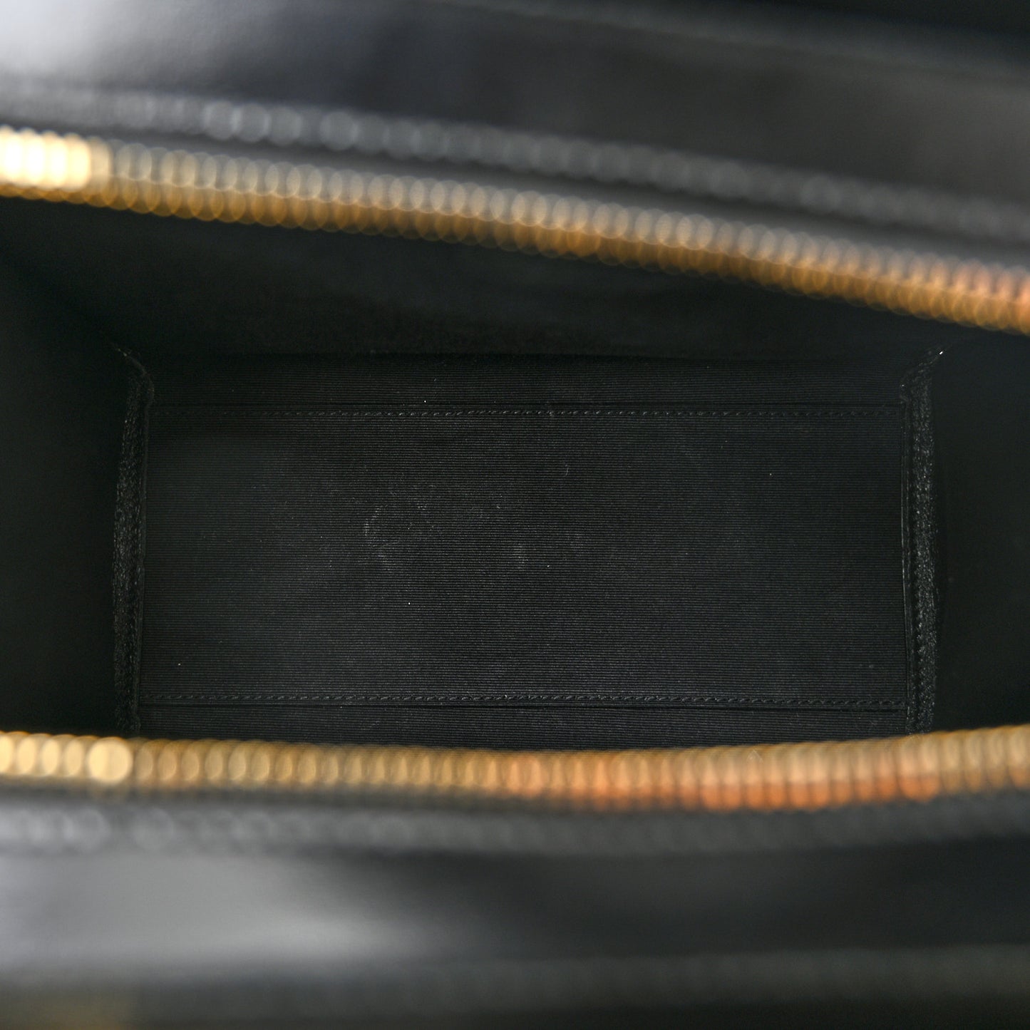 Shiny Calfskin Small Uptown Tote Black