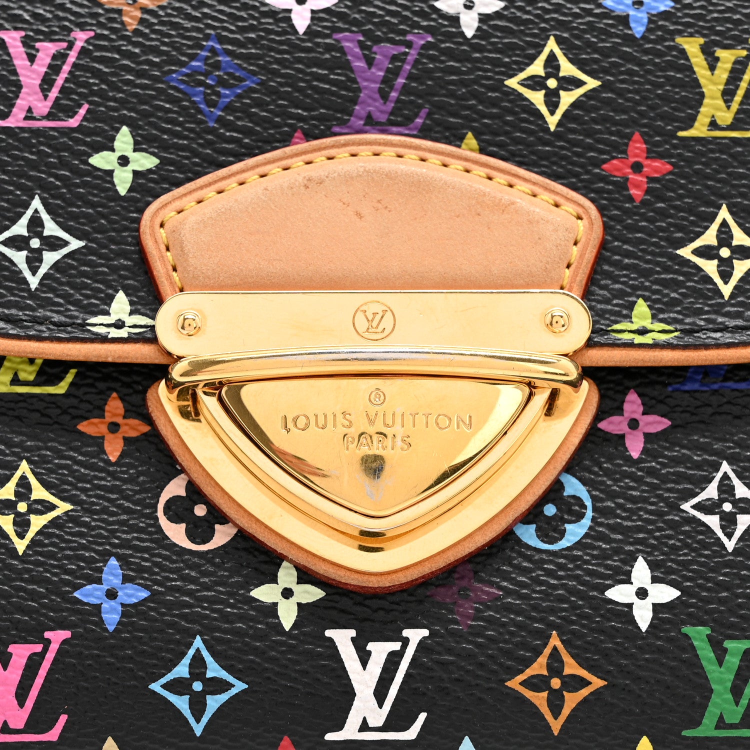 Louis Vuitton Monogram Multicolor Eugenie Wallet Black Grenade 8 of 9
