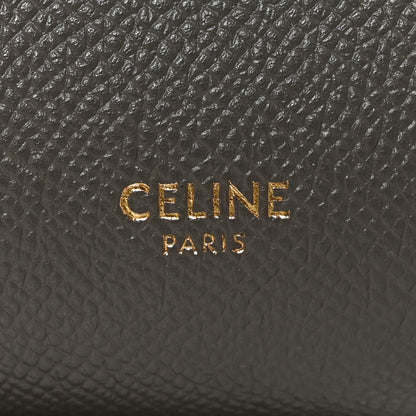 Celine Grained Calfskin Mini Belt Bag Grey 5 of 8
