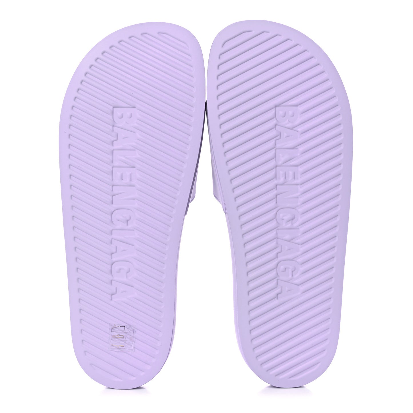 Rubber BB Womens Pool Slide Sandals 42 Lilac