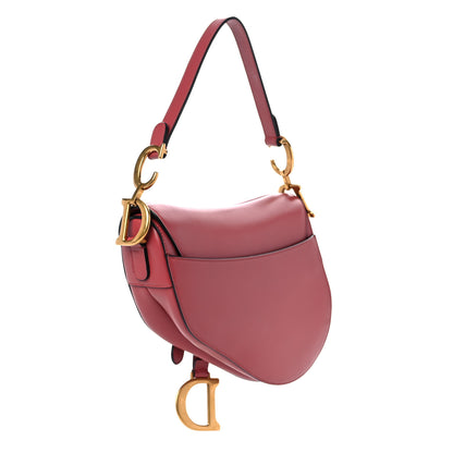 Christian Dior Calfskin Saddle Bag Pink 3 of 12