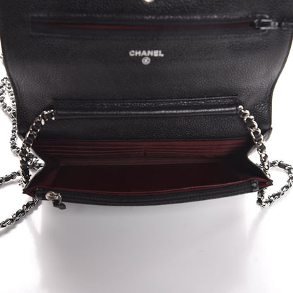 Chanel Caviar Quilted Wallet On Chain WOC Black 5 of 8