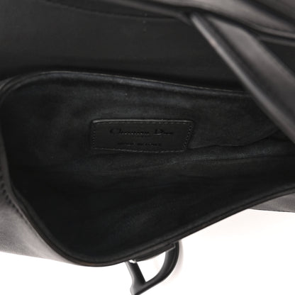 Christian Dior Ultra Matte Calfskin Mini Saddle Bag Black 5 of 9