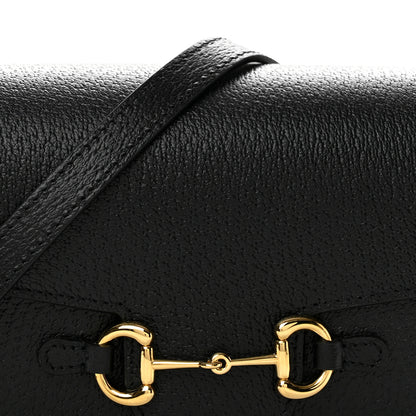 Gucci Calfskin Horsebit 1955 Shoulder Bag Black 8 of 11