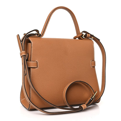 Delvaux Crispy Calfskin Mini Tempete Satchel Vegetal 3 of 9