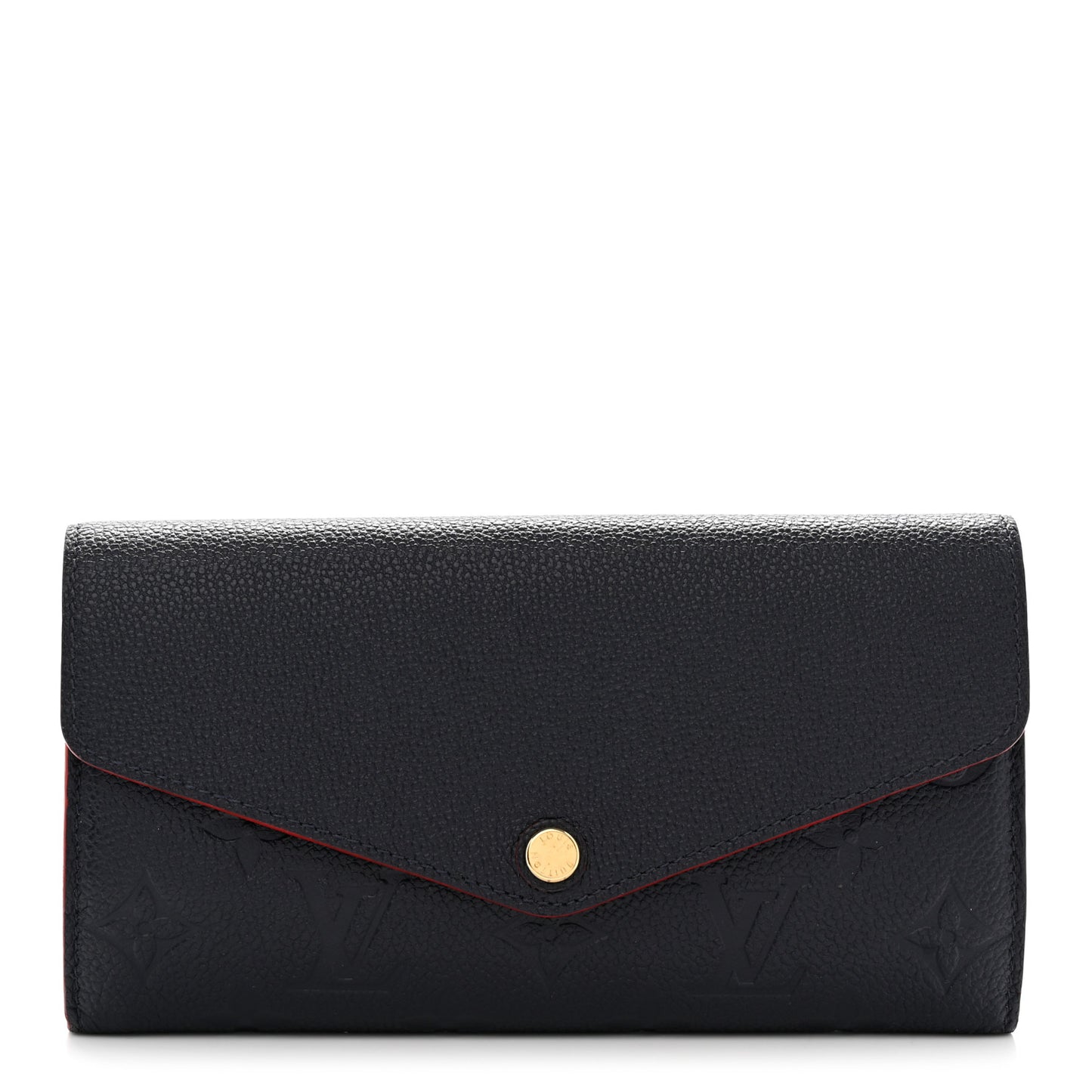 Empreinte Sarah Wallet NM Marine Rouge