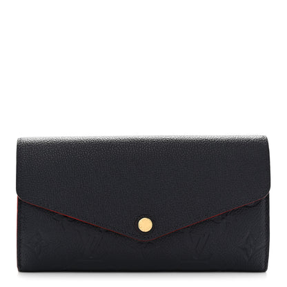 Louis Vuitton Empreinte Sarah Wallet NM Marine Rouge 1 of 13
