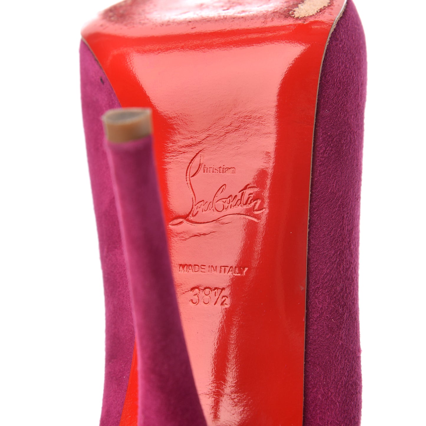 Veau Velours Chester Fille 120 Ankle Bootie 38.5 Fuchsia