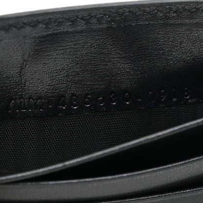 Saint Laurent Calfskin Bill Clip Card Case Black 7 of 8