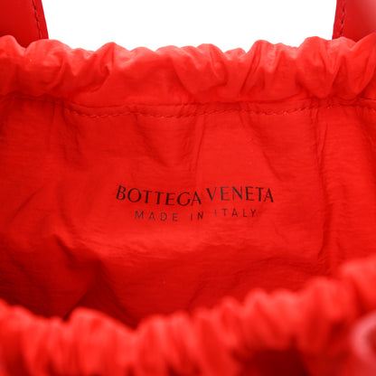 Bottega Veneta French Calfskin Small Shell Bag Chili Tomato 8 of 9