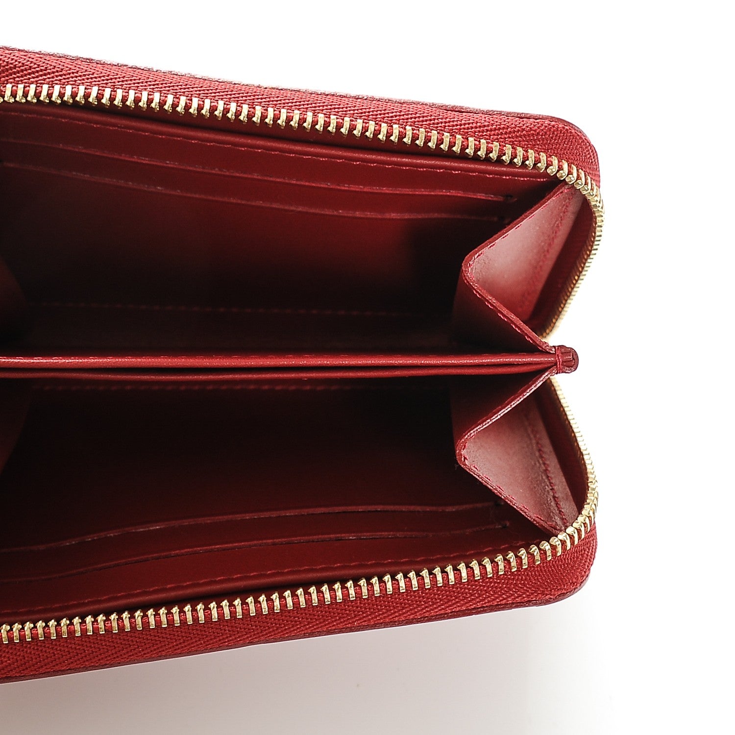 Louis Vuitton Vernis Rayures Zippy Coin Purse Pomme D'Amour 5 of 6