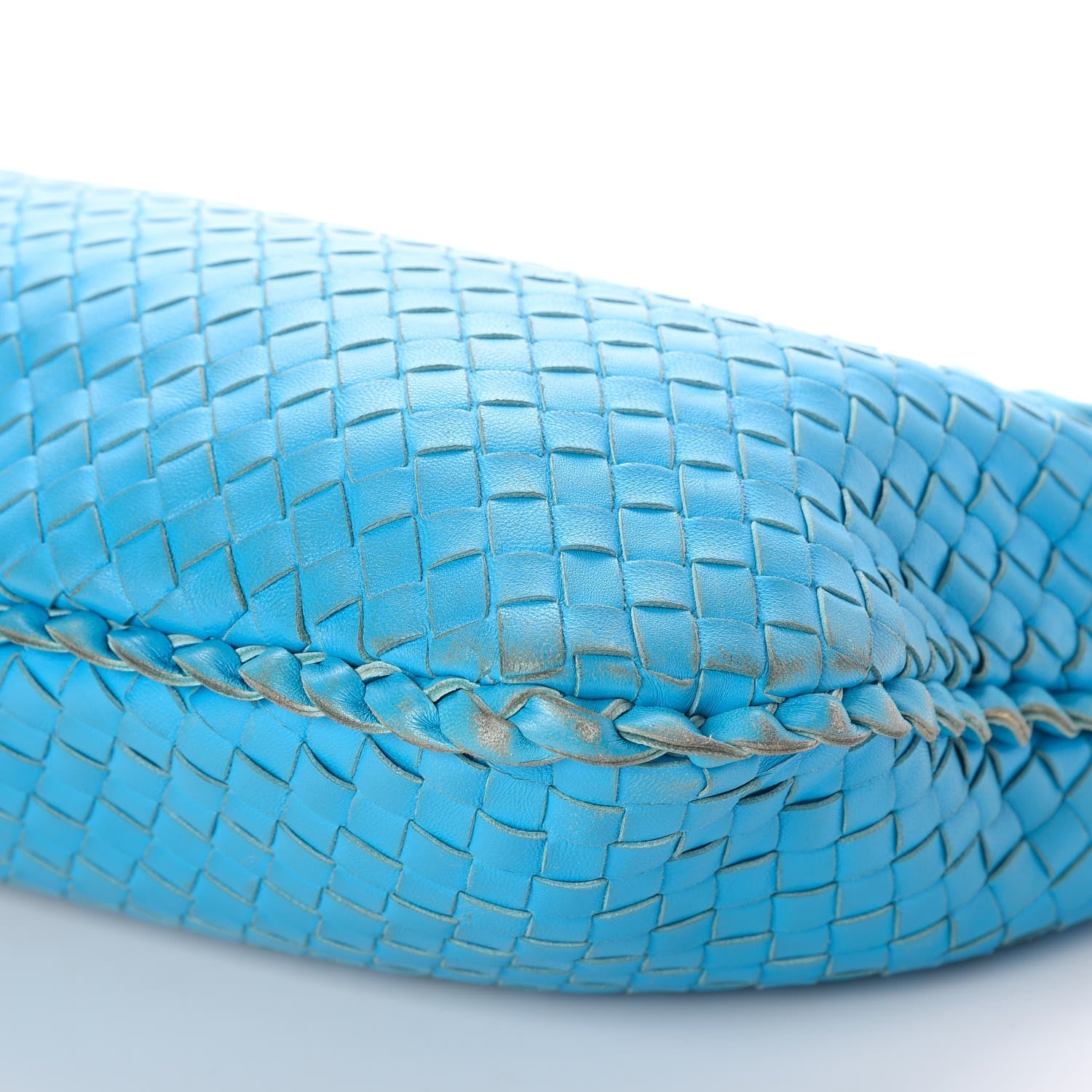 Bottega Veneta Nappa Intrecciato Medium Veneta Hobo Turquoise 11 of 12