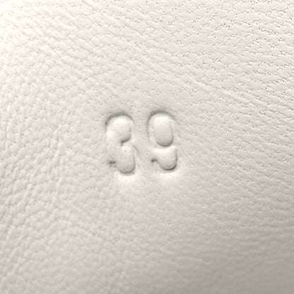 Hermes Calfskin Perforated Calfskin Cross Sneakers 39 White 6 of 8