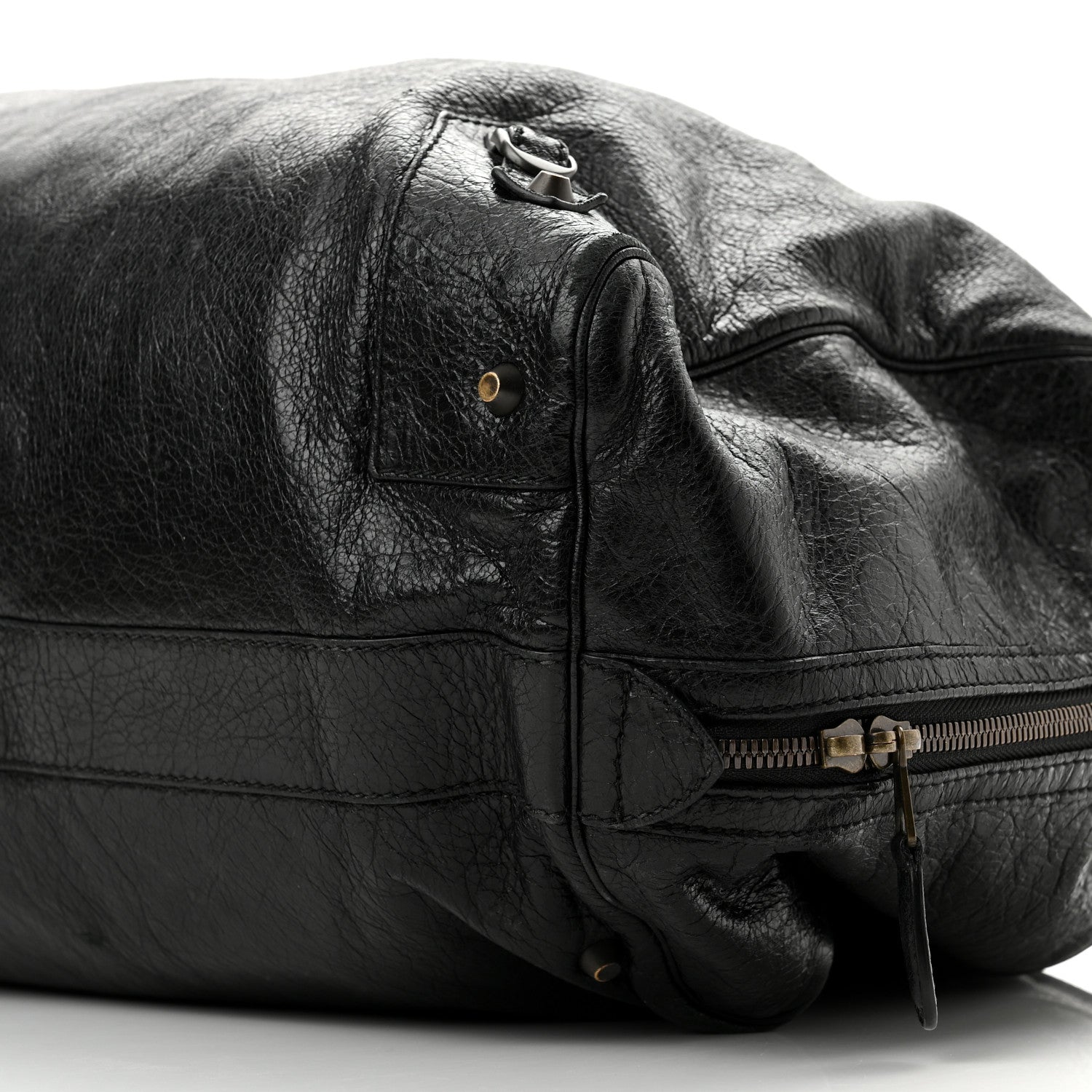 Balenciaga Agneau 24Hour Voyage Travel Bag Black 9 of 11