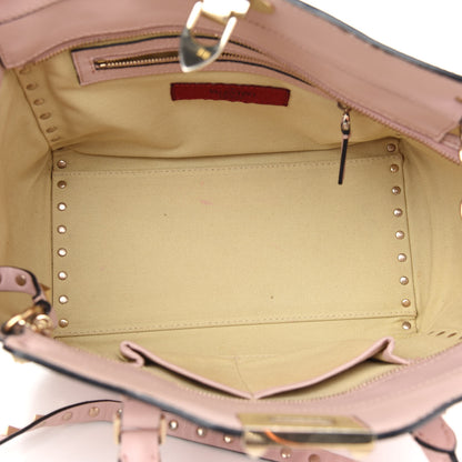Valentino Garavani Vitello Small Rockstud Double Handle Tote Water Rose 5 of 11