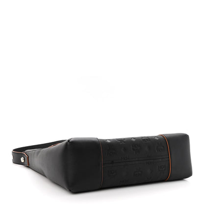 MCM Calfskin Ottomar Monogram Large Klara Hobo Black 4 of 10