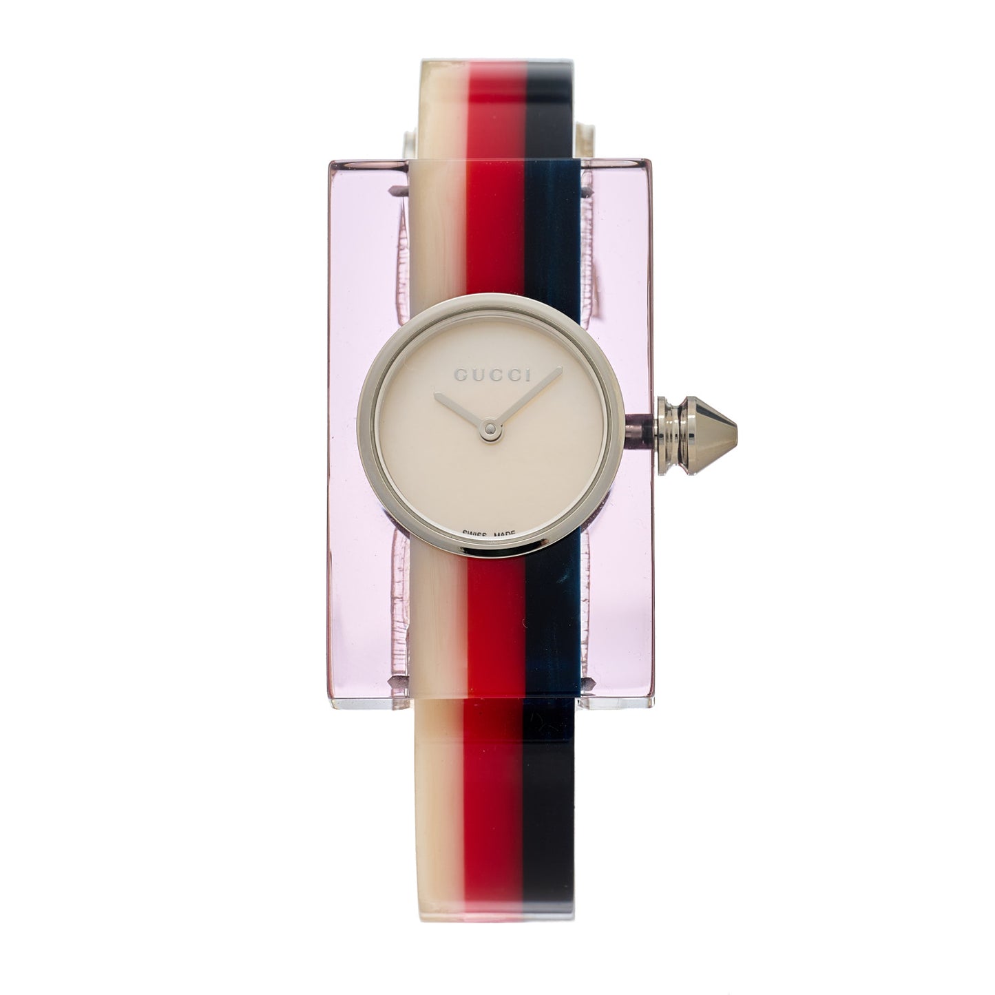 Stainless Steel Plexiglass Mother of Pearl 24mm Quartz Watch