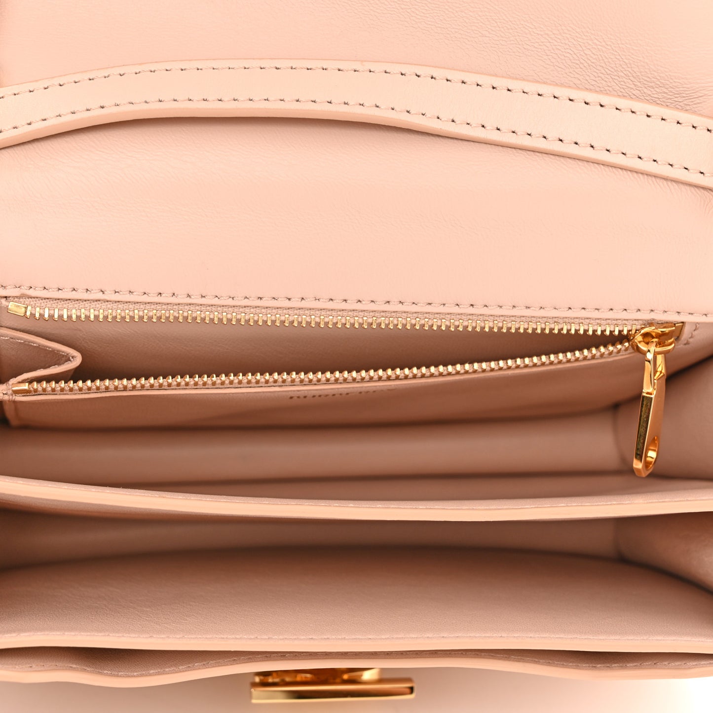 Calfskin Small TB Bag Rose Beige