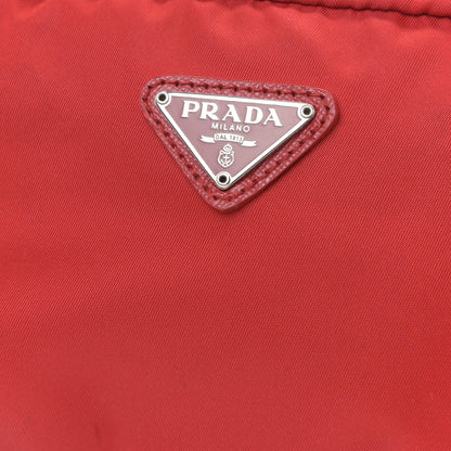 Prada Tessuto Nylon Vela Cosmetic Pouch Rosso 6 of 10