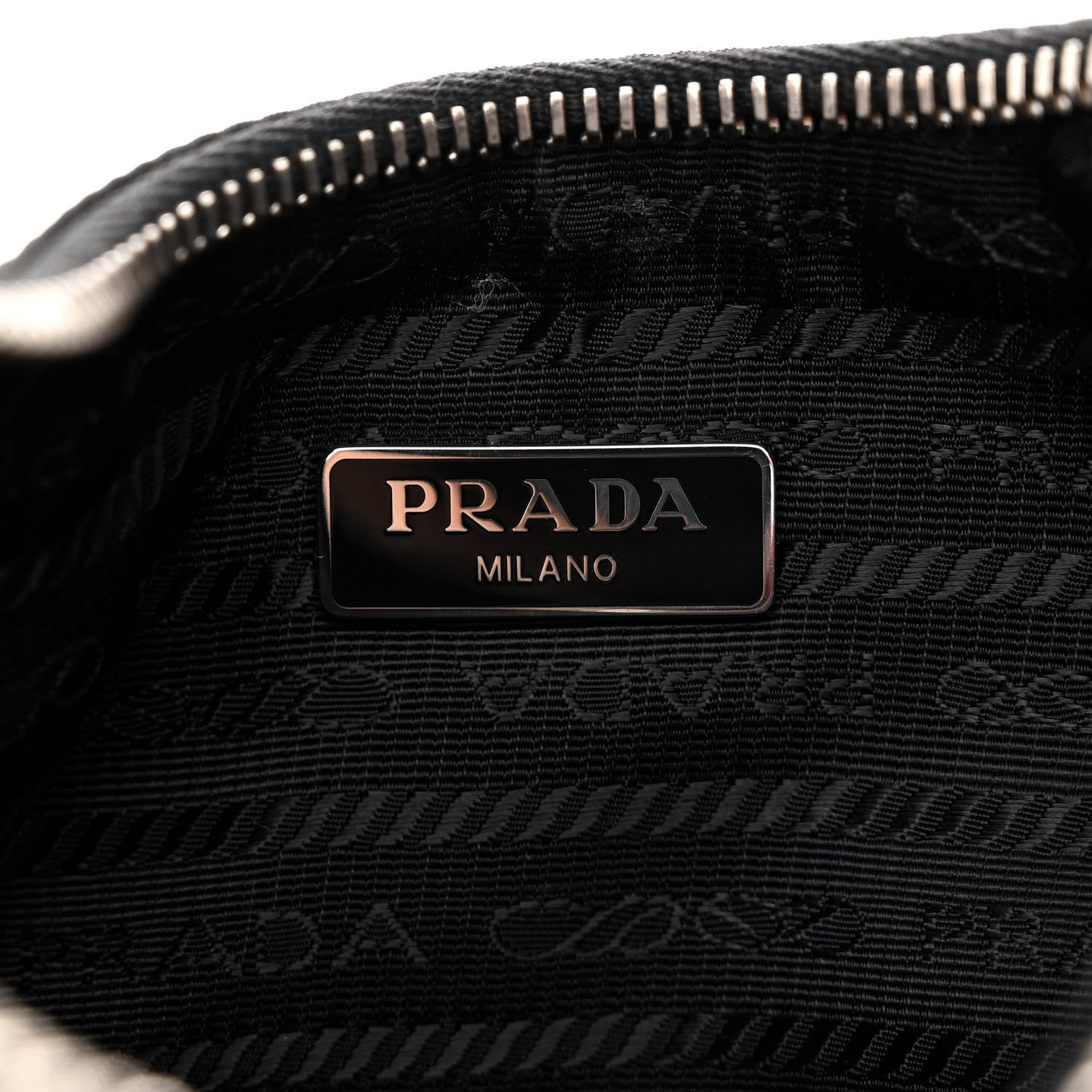 Prada Tessuto Nylon Saffiano Mini Re-Edition 2005 Bag Black 6 of 9