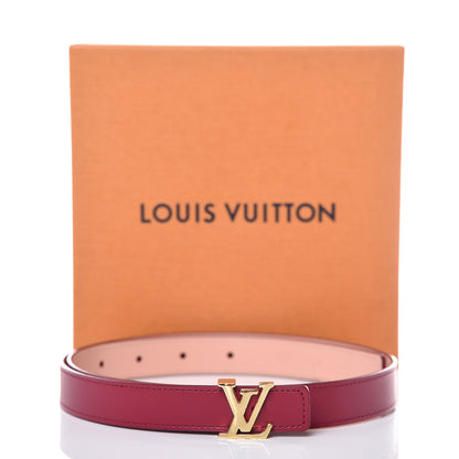 Louis Vuitton Calfskin 20mm LV Initiales Belt 70 28 Fuchsia 8 of 8