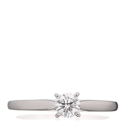 Cartier Platinum Diamond .24ct Solitaire Engagement Ring 49 4.75 1 of 7
