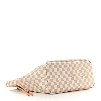 Louis Vuitton Damier Azur Neo Neverfull MM Rose Ballerine 5 of 11